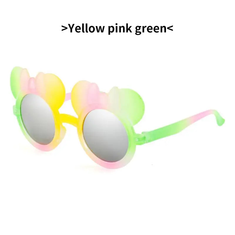 Sunglasses Cute Childrens Glasses Cartoon Bear Ear Gafas