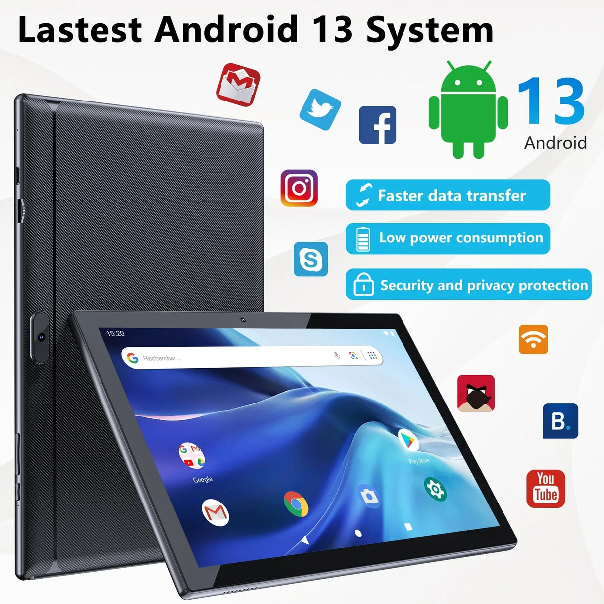 2023 Newest Android 13 Tablet 10 Inch, 12GB