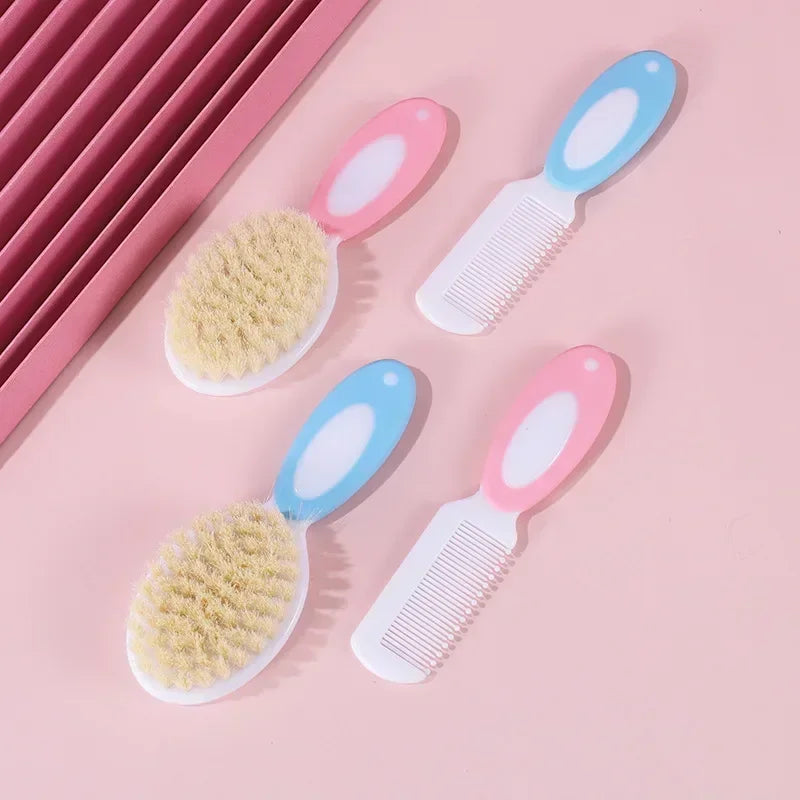 2pcs Set Baby Care Comb Anti-scratch Boy Girl