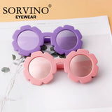 SORVINO Vintage Kids Sunglasses Child Sun Glasses Round