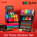 Japan Posca Marker Pen Set Non-Toxic Utilies Escolares