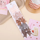 10Pcs/lot Kids Solid Color Ribbon Baby Bows Hair