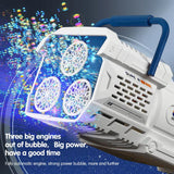 60 Holes Bubble Gun Soap Bubble Machine Electric