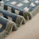 Knit Blanket Throw Soft Chenille Yarn Knitted Blanket