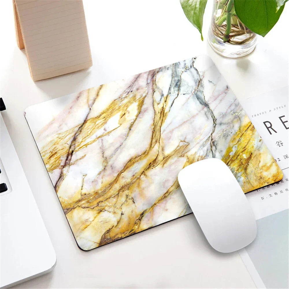 Marble Nordic Style Small Mouse Pad Computer Laptop