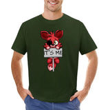 Men Cotton brand Tshirt FNAF Plush Foxy T-Shirt