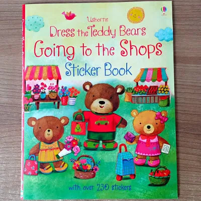 A4 size Children Preschool Montessori Cartoon Sticker books