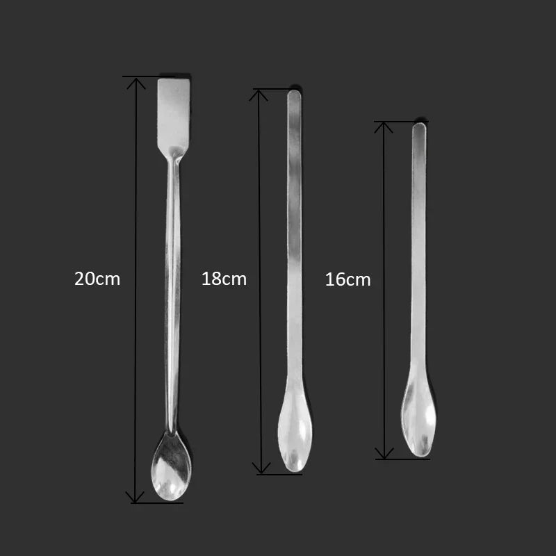 Spatula Weigh Spoon 20/18/16cm Use For Chemistry/Medical/Dental Experiment