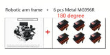 360 Degrees 6 DOF Robot Metal Alloy Mechanical