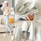 luxury silver sneakers shoes woman genuine leather platform