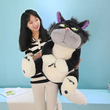 30-60cm Genuine Disney Lucifer Plush Toy Kawaii Stuffed