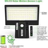 JESLED Outdoor Solar Light, 90 LED, LED Spotlight