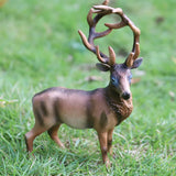 Oenux 10PCS Forest Wild Animals Model Set Deer