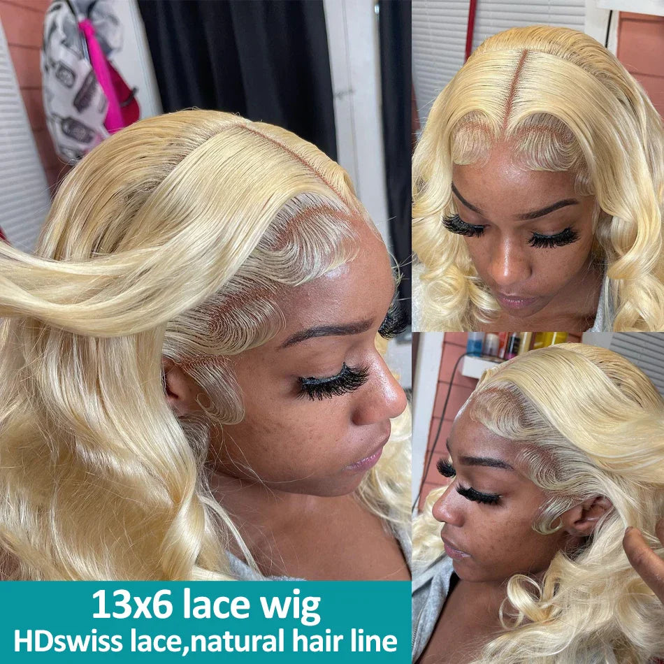 Rosabeauty 13x6 Blonde 613 HD Body Wave Lace