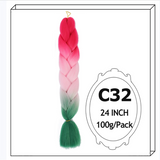24Inch Synthetic Long Jumbo Ombre Braiding Hair For