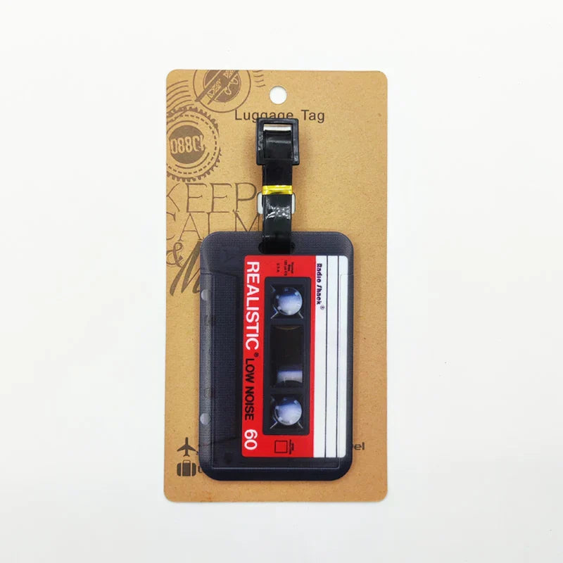 Tape Camera Luggage Label Men Travel Luggage Tag