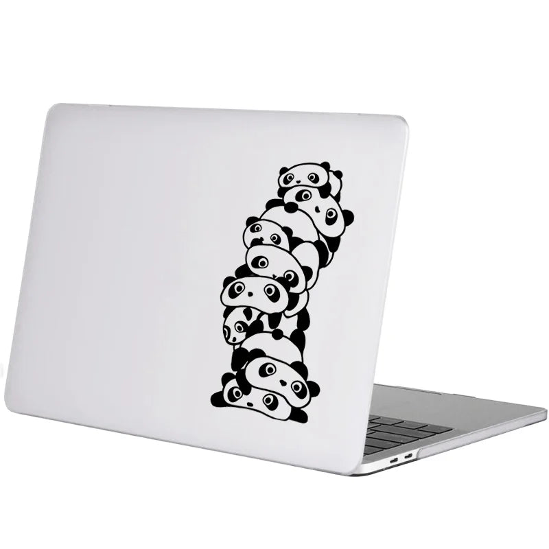 Panda Baby Pile Laptop Sticker for Macbook Pro