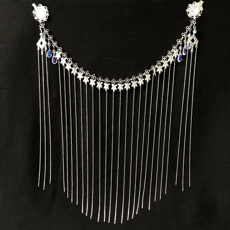 Antique Chinese Style Face Curtain Hanfu Hair Accessories