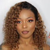 Ginger Lace Front Wig Human Hair HD Transparent