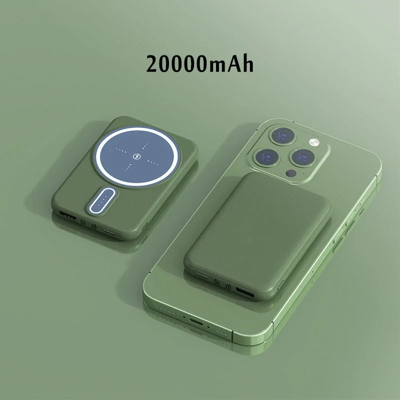 30000mAh Power Bank Magsafe Wireless Fast Charging Thin