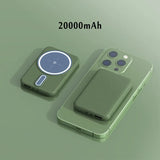 30000mAh Power Bank Magsafe Wireless Fast Charging Thin