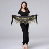 1Pc Belly Dance Waist Chain – 5-Layer Gold Coin Hip Scarf
