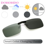 DOHOHDO 2023 New Rimless Polarized Clip On Sunglasses