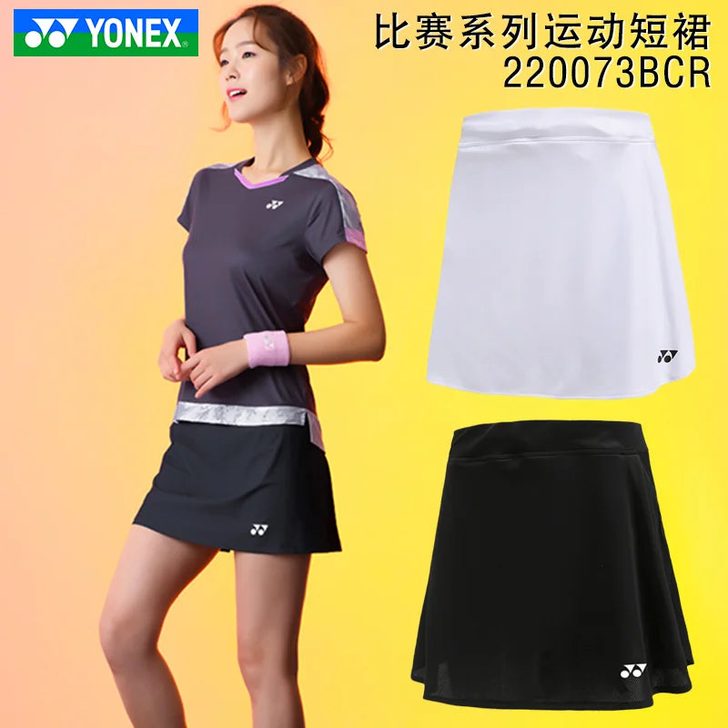 2024 YONEX Badminton Skirt 220073BCR Anti-exposure Breathable Quick-drying