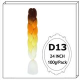 24Inch Synthetic Long Jumbo Ombre Braiding Hair For