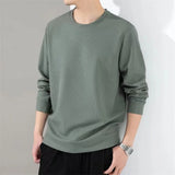 2023 Spring Autumn New Solid Color Round Neck