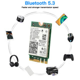 5374Mbps Intel AX210 Wifi 6E M.2 NGFF Wireless