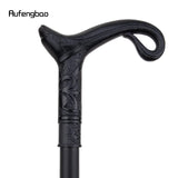 Black Luxury Curve Line Type Walking Stick with