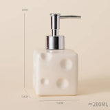 European Creative Cheese Soap Dispenser Ceramic Emulsion Bottle