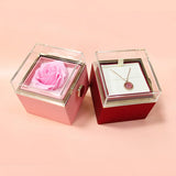 New Rotation Rose Jewelry Gift Box Valentine's Day