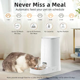 ROJECO Automatic Cat Feeder Pet Smart WiFi Cat