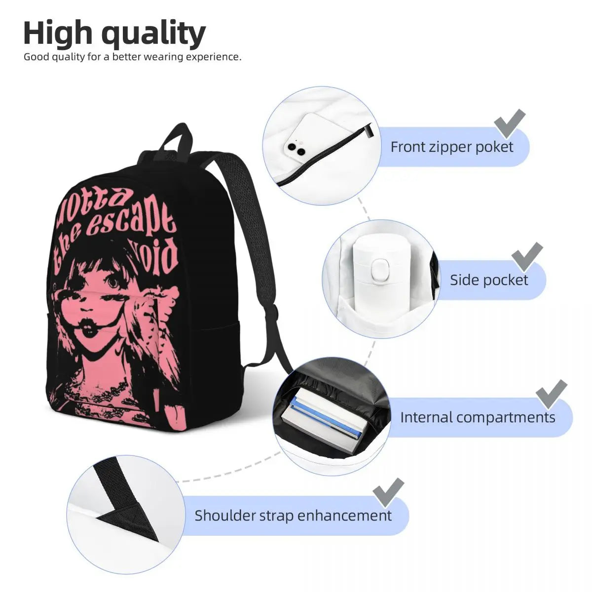 Melanie Martinez Portals Backpack for Men Women Fashion