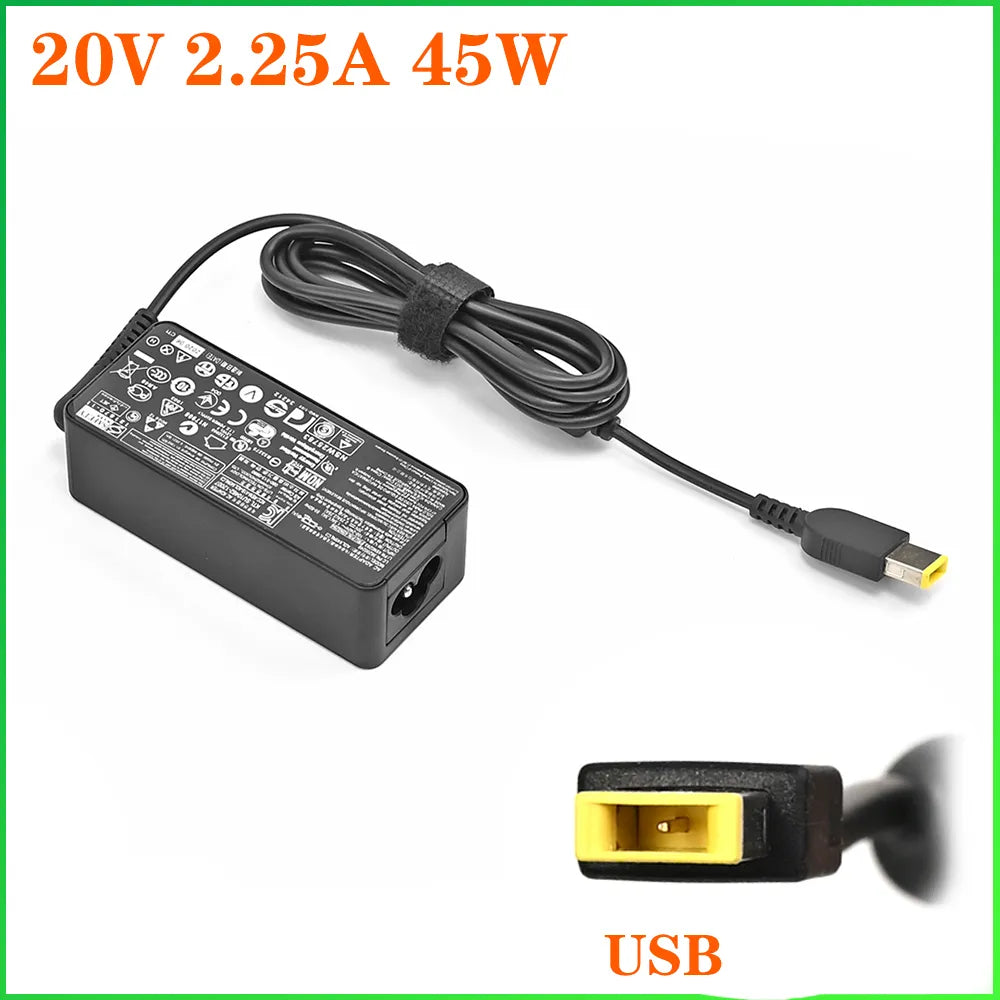Laptop Ac Adapter Charger 20V 2.25A 45W for