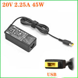 Laptop Ac Adapter Charger 20V 2.25A 45W for