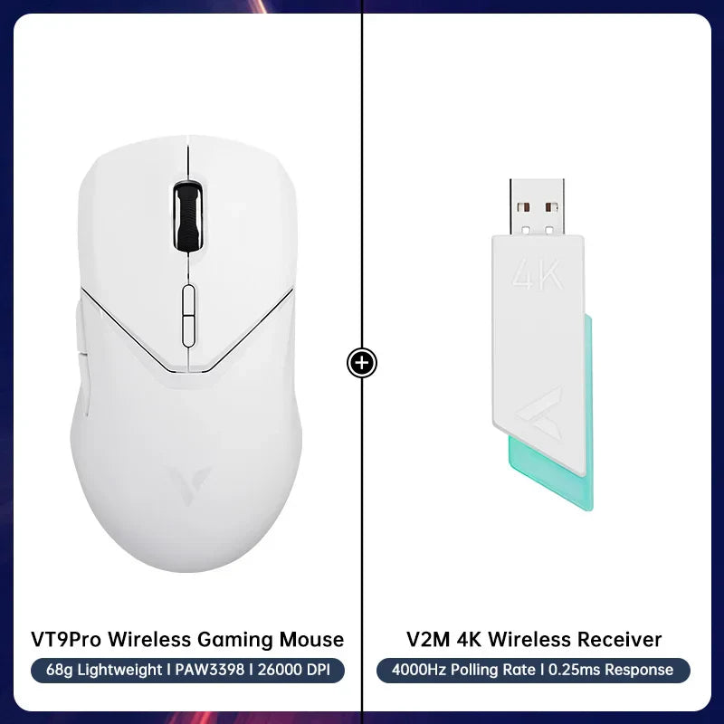 Rapoo VT9PRO Wireless Gaming Mouse Esports Grade 68g