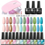 Mtssii 13/16Pcs Gel Nail Polish Set With 36W