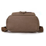 Retro Men's Travel Backpack Canvas Solid Outdoor Camping