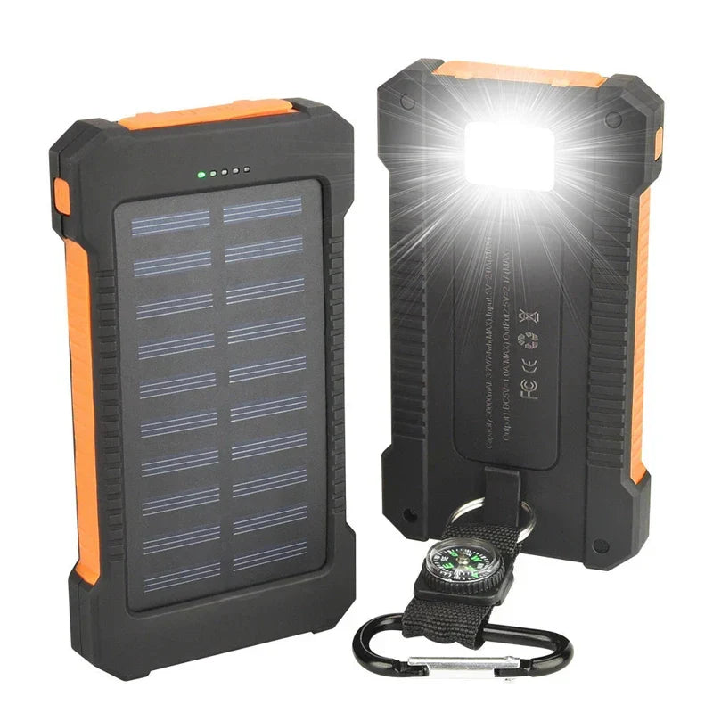 New 200000mah Large Portable Capacity Solar Power Bank