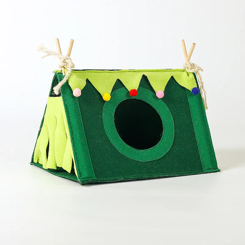 Small Pet Nest Felt Tent Rabbit Nest Hamster