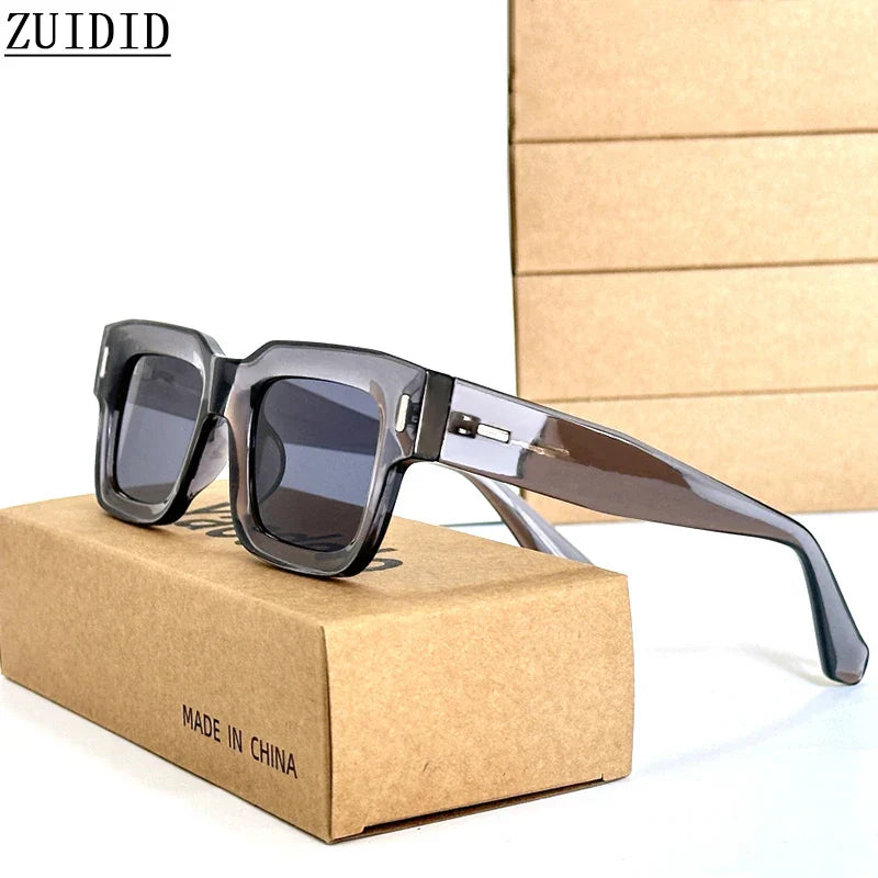 2024 New Square Sunglasses For Men Vintage Fashion