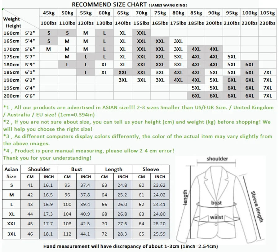 2022 Boutique Men's Fashion Blazer Business Gentleman Elegant