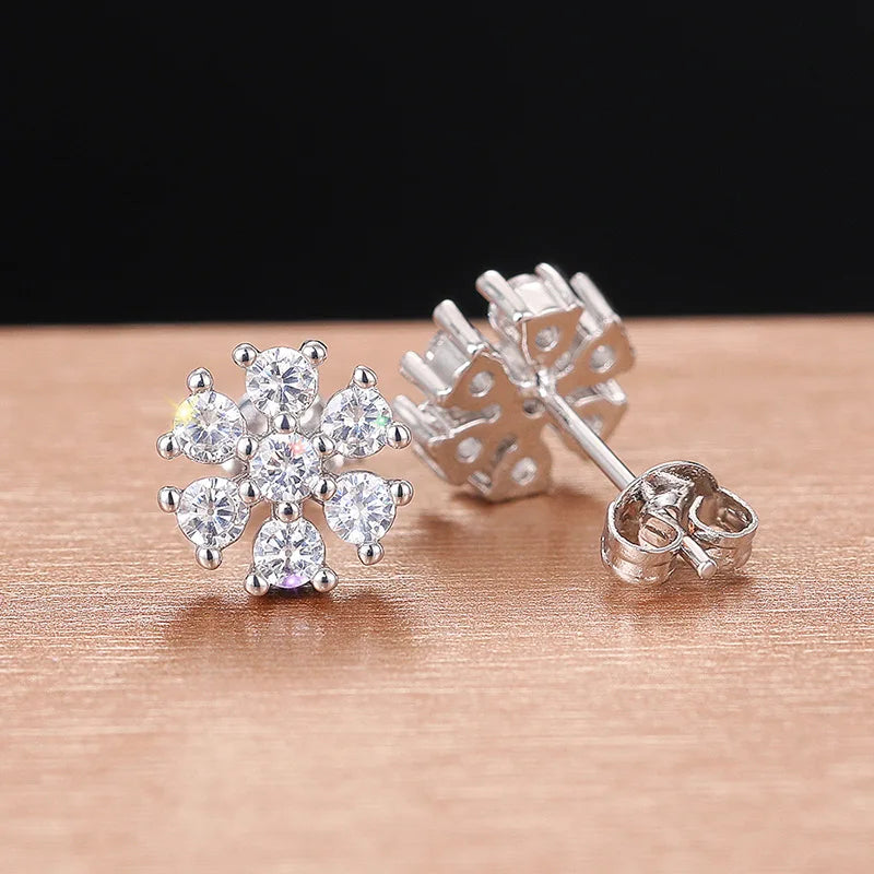 Weight Loss Magnet Earring Zircon Crystal Strong Magnetic