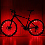 LEDs Light Wheel Rim Spoke Clip Tube Safety