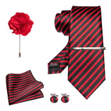 EASTEPIC 8 cm Red Blue Plaid Tie Paisley