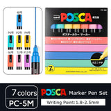 Japan Posca Marker Pen Set Non-Toxic Utilies Escolares