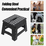 Folding Stool Thickened Plastic Folding Stool Lightweight handheld